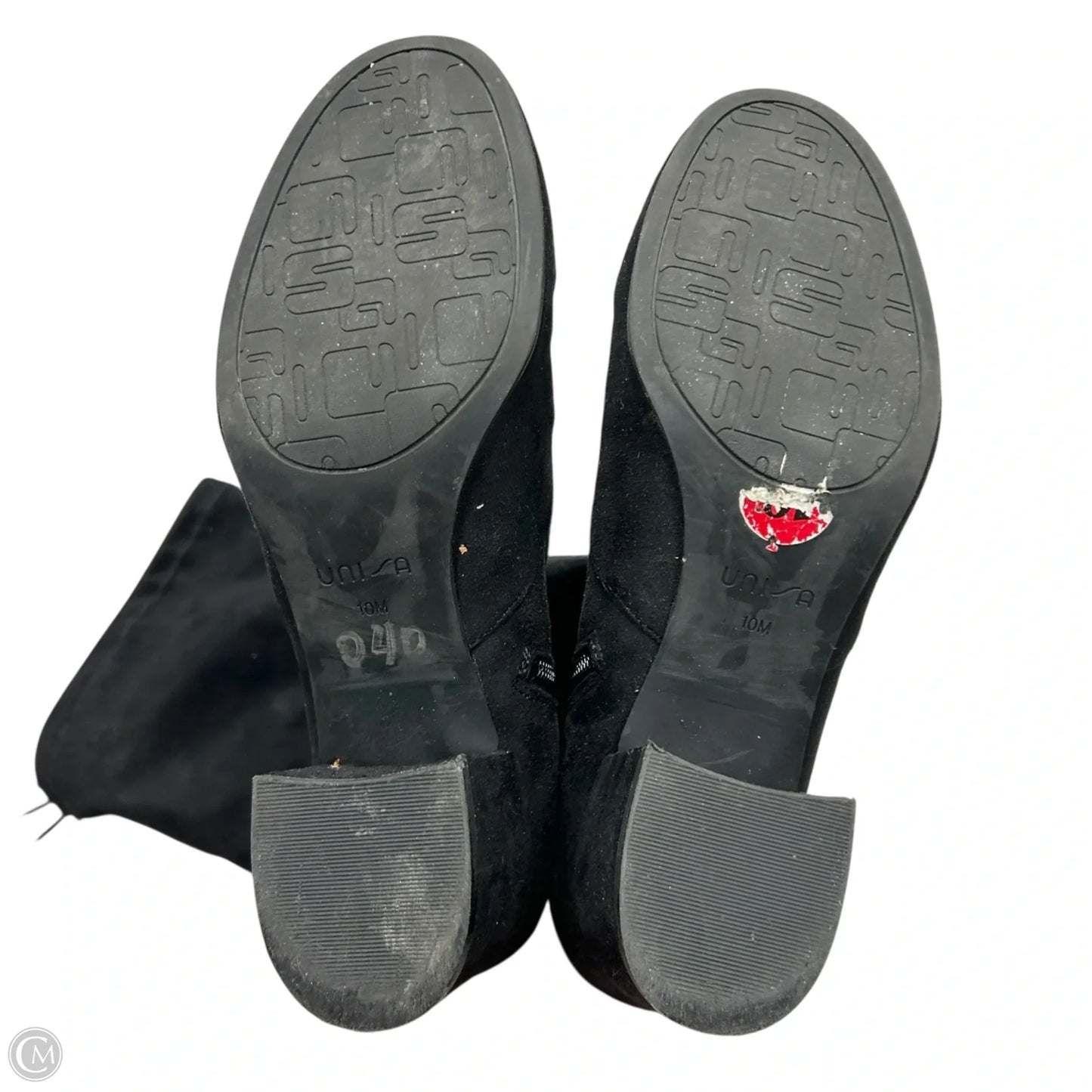 Boots Over-the-knee Heels By Unisa In Black, Size: 10