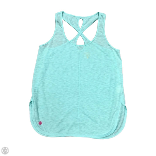 Top Sleeveless Designer By Lilly Pulitzer In Aqua, Size: L