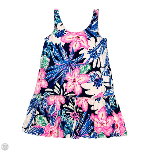 Dress Designer By Lilly Pulitzer In Floral Print, Size: S
