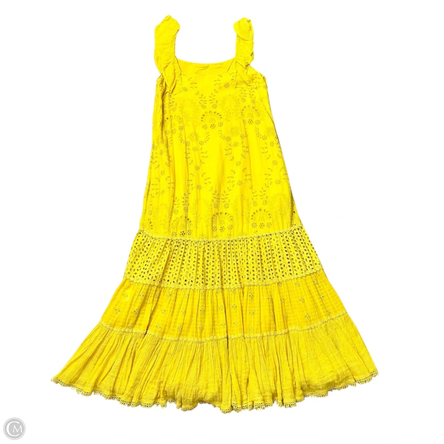 Dress Casual Maxi By Payal Jain In Yellow, Size: S