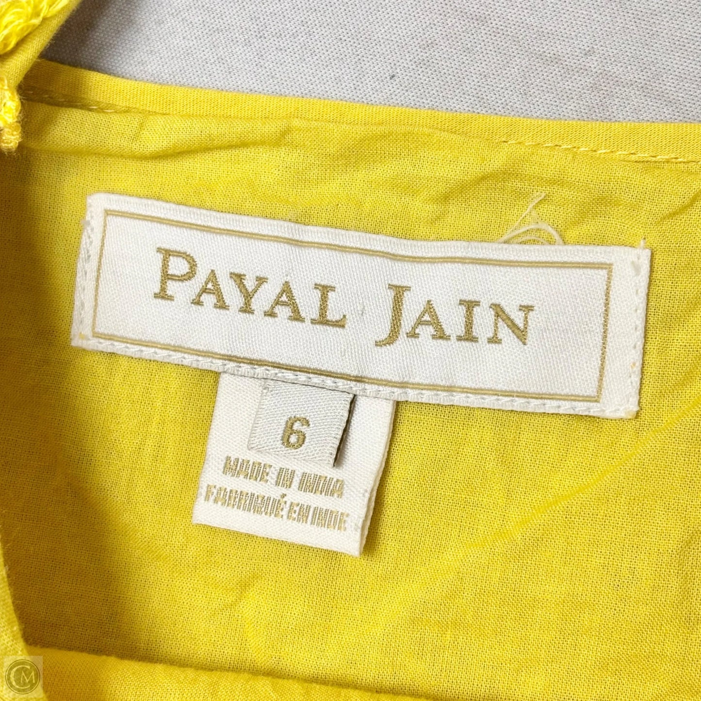 Dress Casual Maxi By Payal Jain In Yellow, Size: S