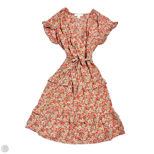 Dress Casual Short By Monteau In Floral Print, Size: M