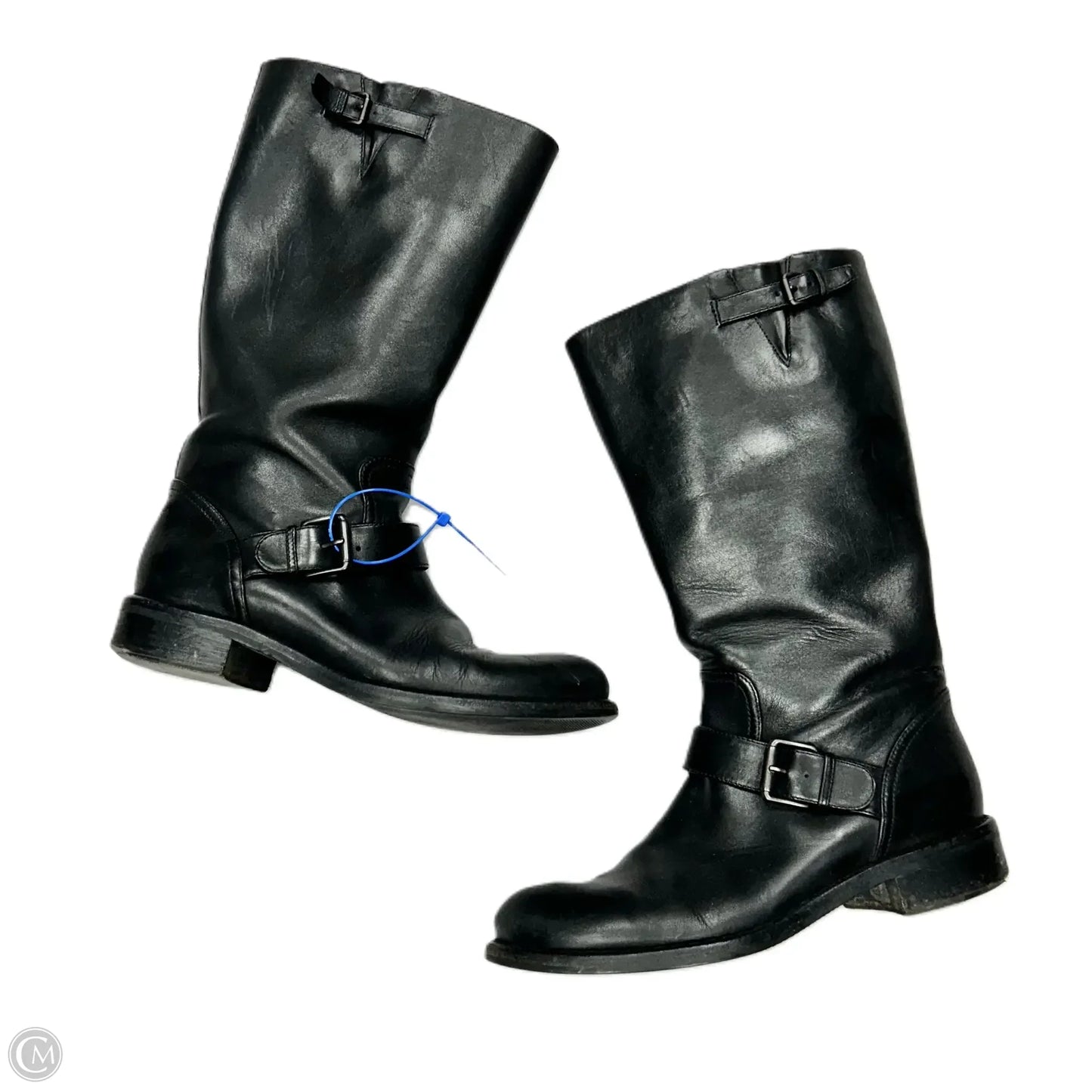 Boots Luxury Designer By Bottega Veneta In Black, Size: 10