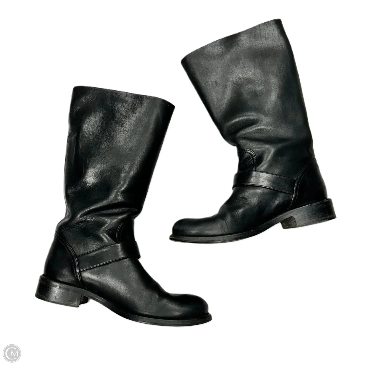Boots Luxury Designer By Bottega Veneta In Black, Size: 10