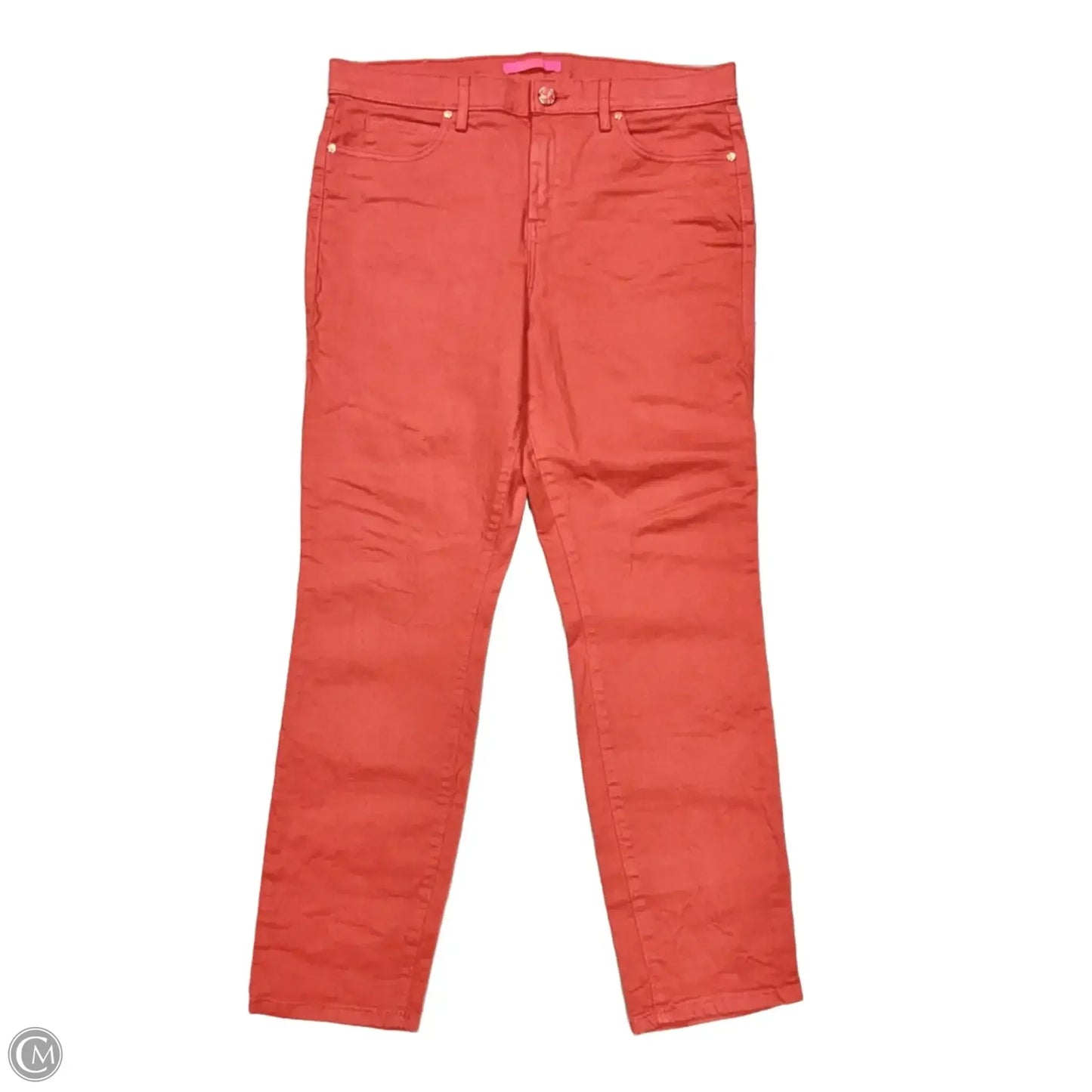 Pants Designer By Lilly Pulitzer In Coral, Size: 12