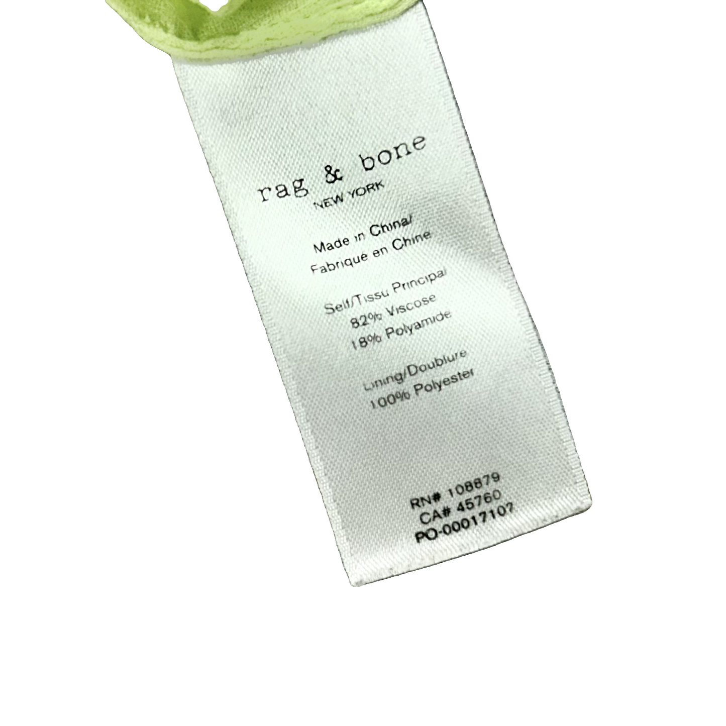 Dress Casual Midi By Rag And Bone In Green, Size: S