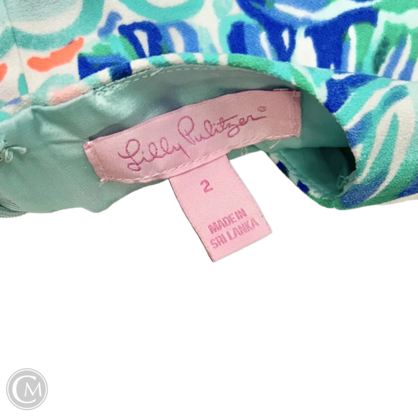 Romper Designer By Lilly Pulitzer In Blue & Pink, Size: Xs