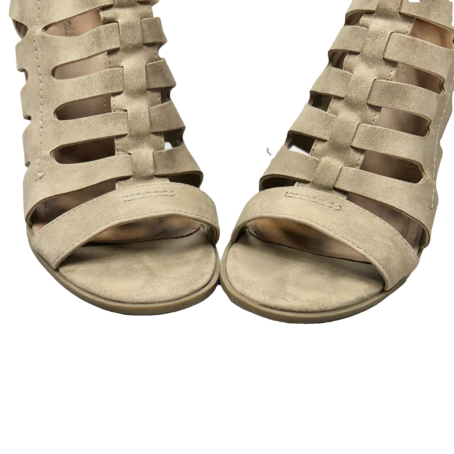 Sandals Heels Block By Indigo Rd In Tan, Size: 9