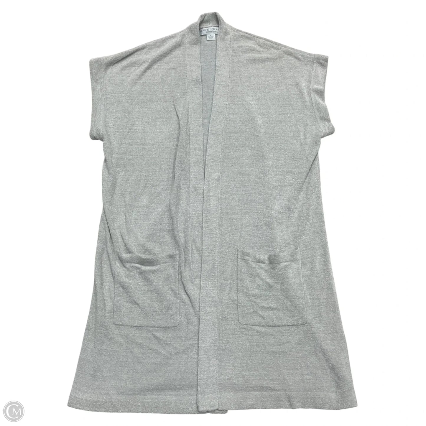Sweater Cardigan By Barefoot Dreams In Grey, Size: S