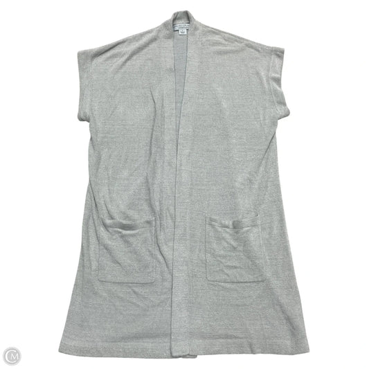 Sweater Cardigan By Barefoot Dreams In Grey, Size: S