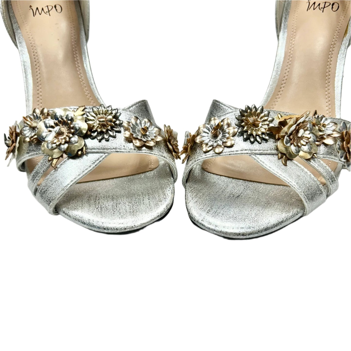 Shoes Heels Stiletto By Impo In Silver, Size: 10