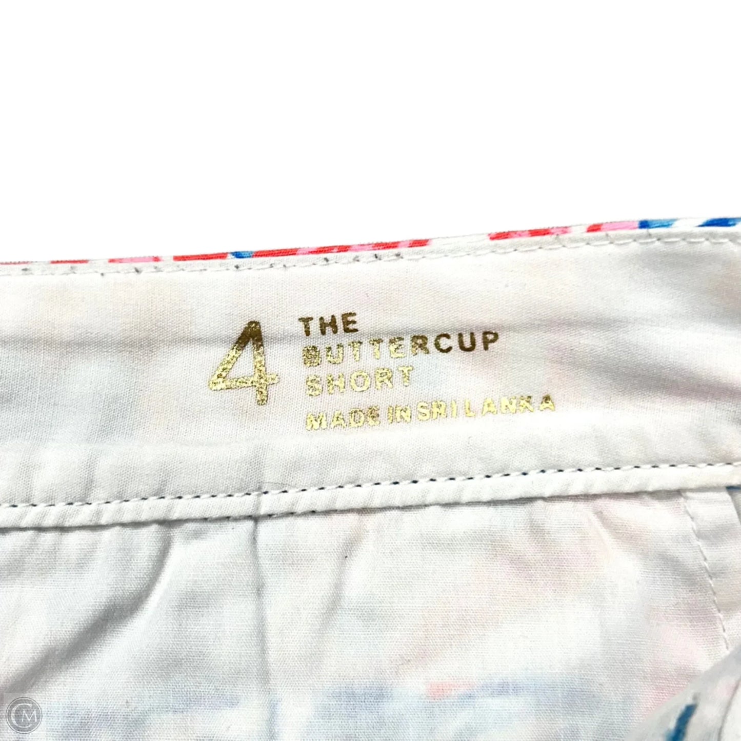 Shorts Designer By Lilly Pulitzer In Blue Red & White, Size: 4