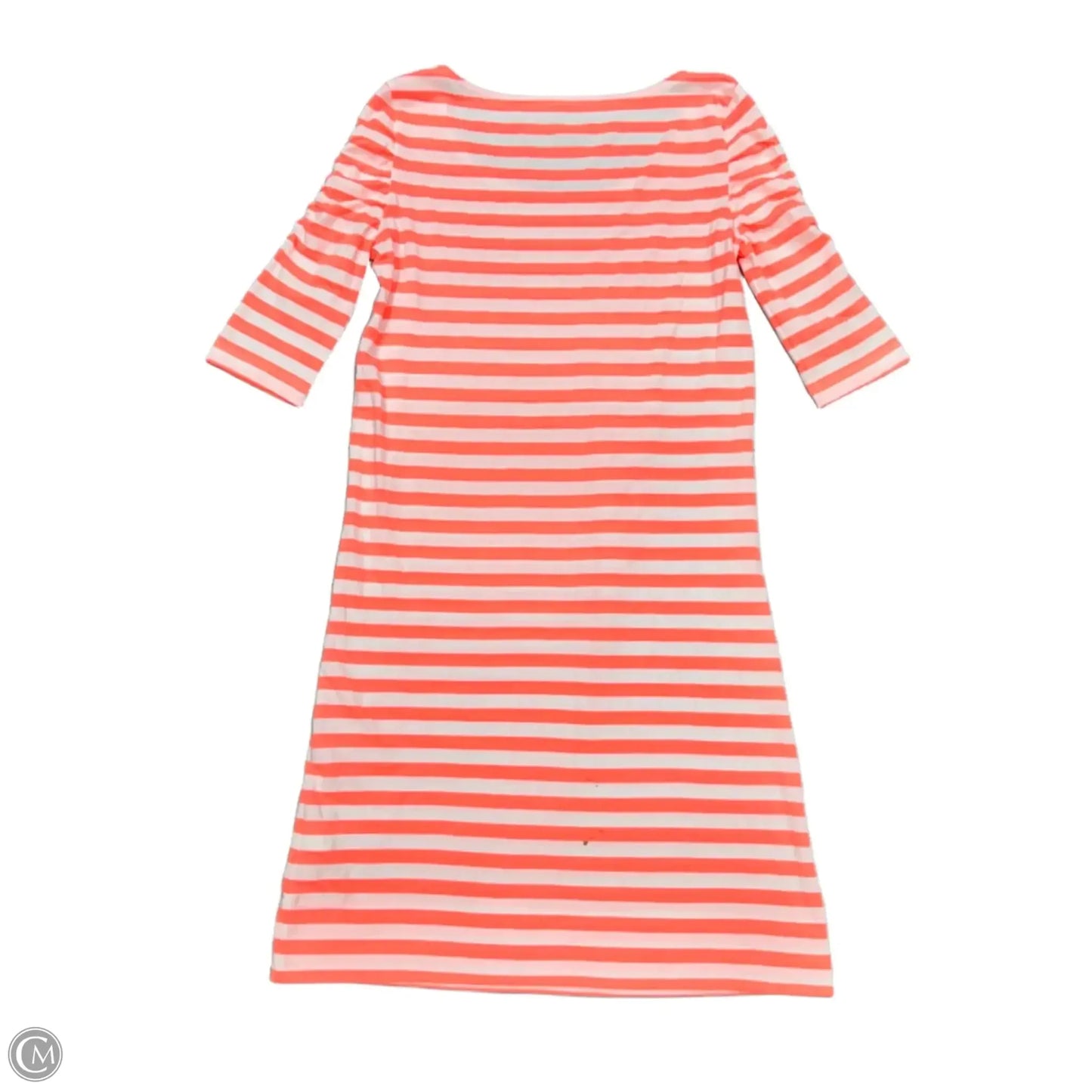 Dress Designer By Lilly Pulitzer In Orange & White, Size: Xs