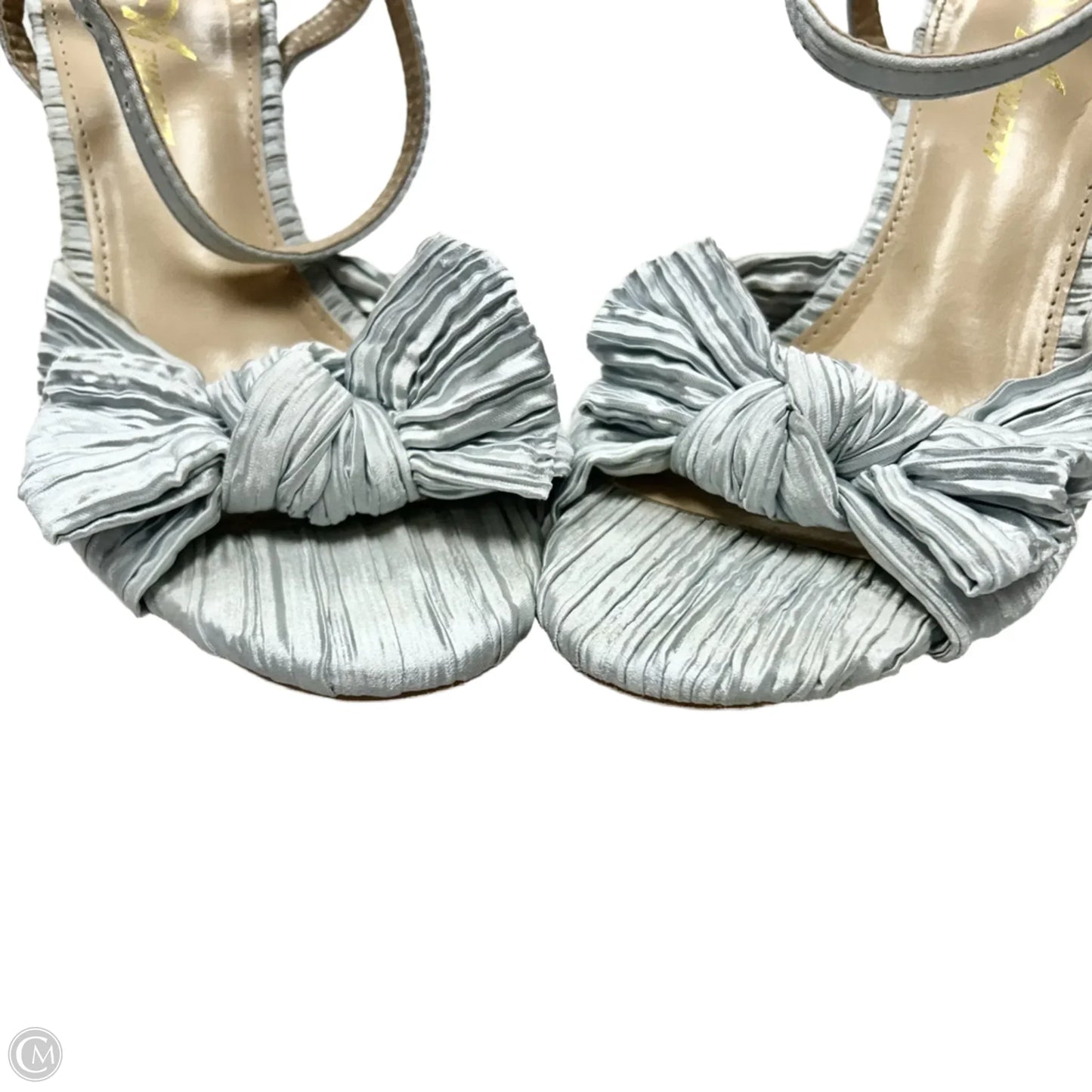 Sandals Heels Block By Athlefit In Blue, Size: 6