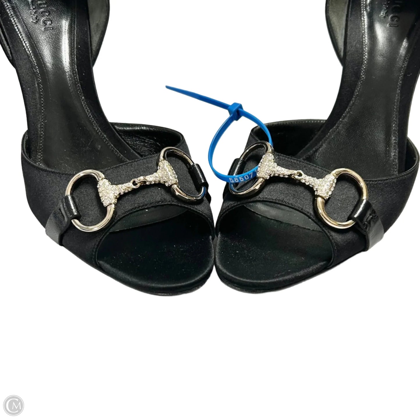 Shoes Luxury Designer By Gucci In Black, Size: 8.5