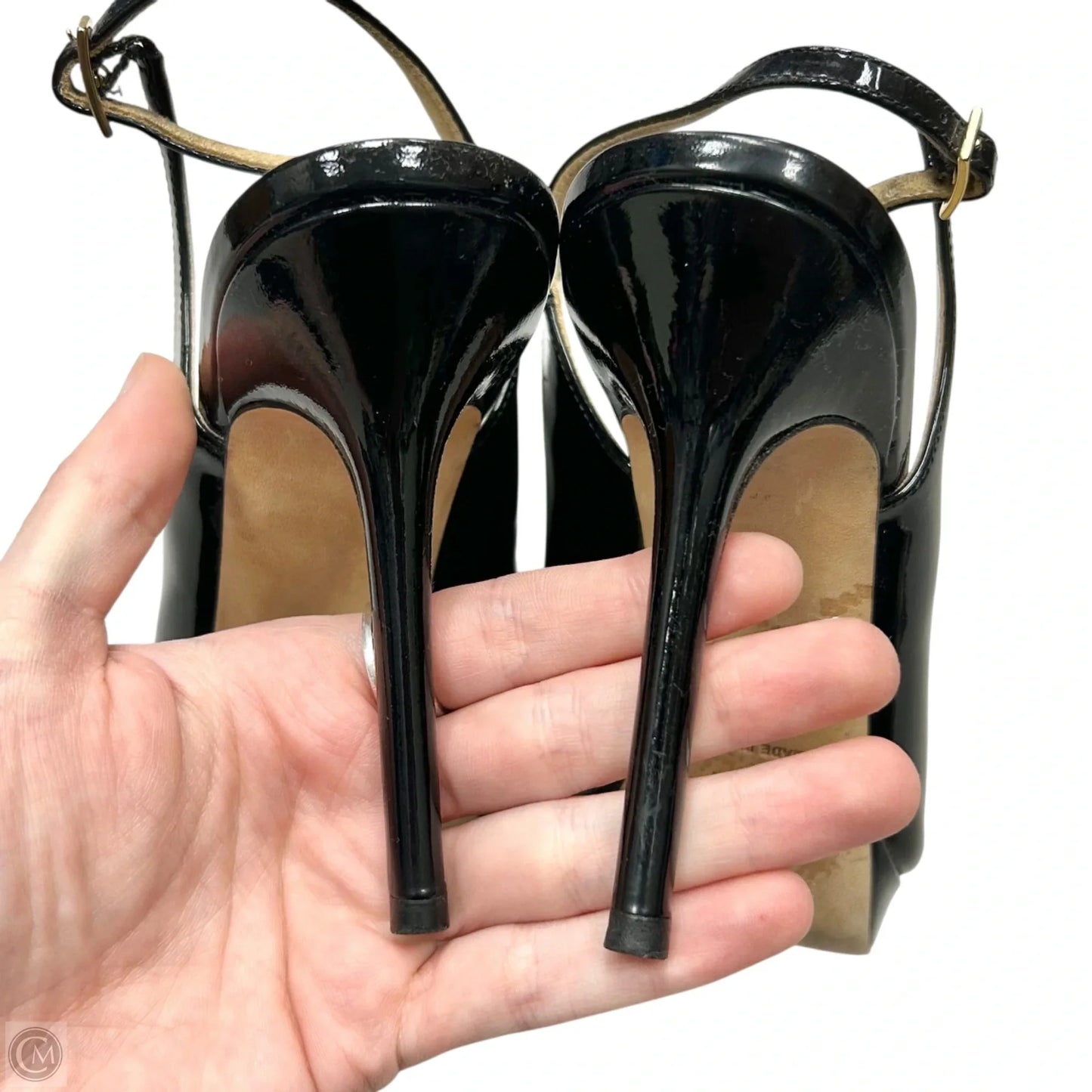 Shoes Luxury Designer By Jimmy Choo In Black, Size: 7.5