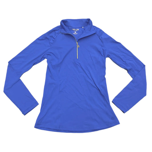Top Long Sleeve Designer By Lilly Pulitzer In Blue, Size: S
