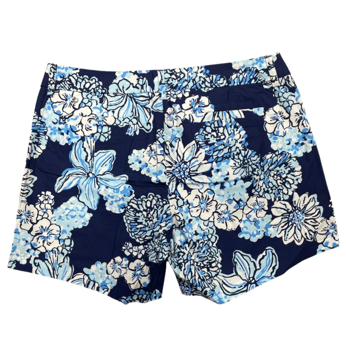 Shorts Designer By Lilly Pulitzer In Blue & White, Size: 0
