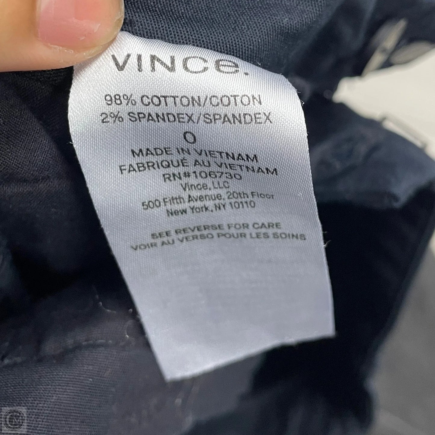 Shorts By Vince In Navy, Size: 0