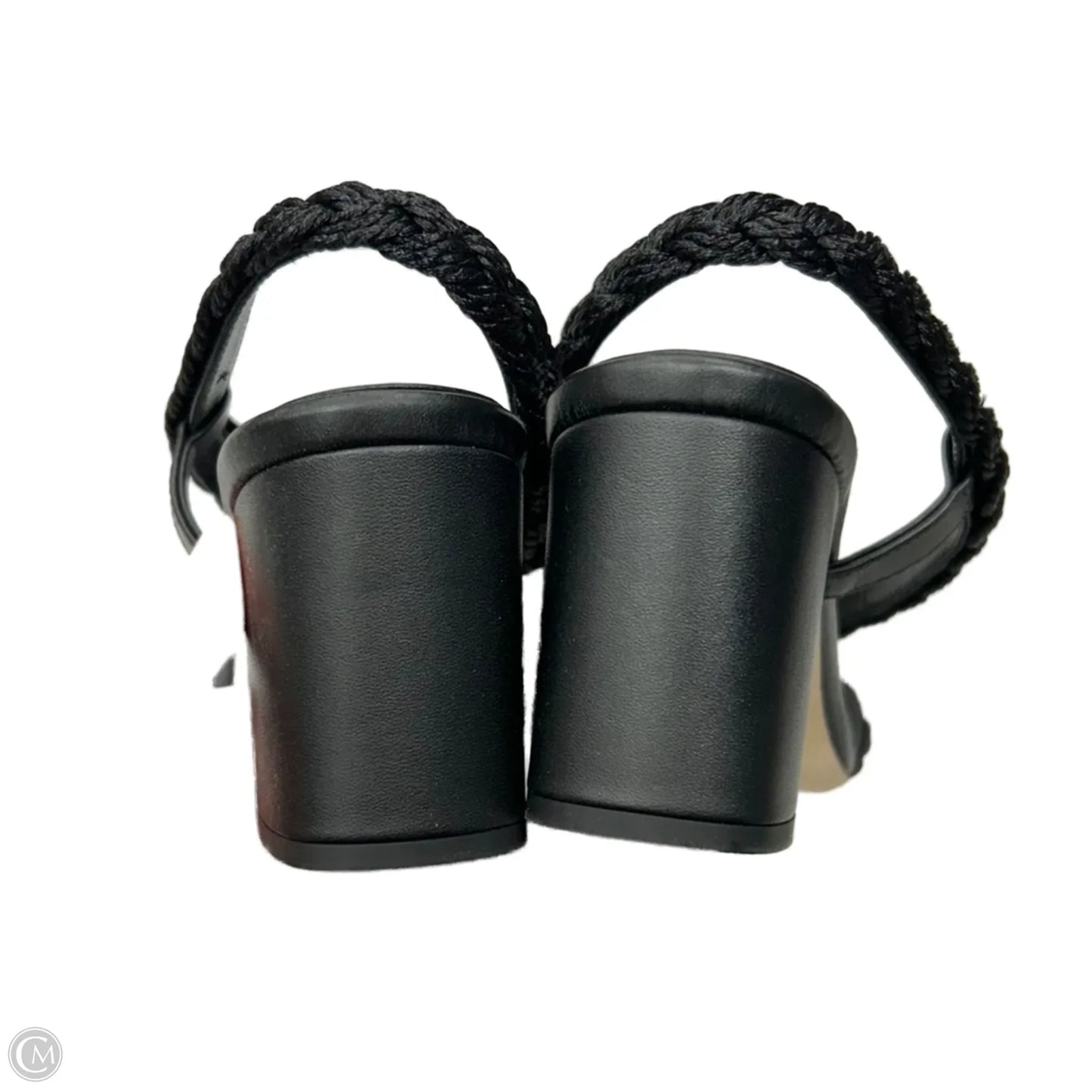 Sandals Heels Block By Serena Uziyel In Black, Size: 8.5