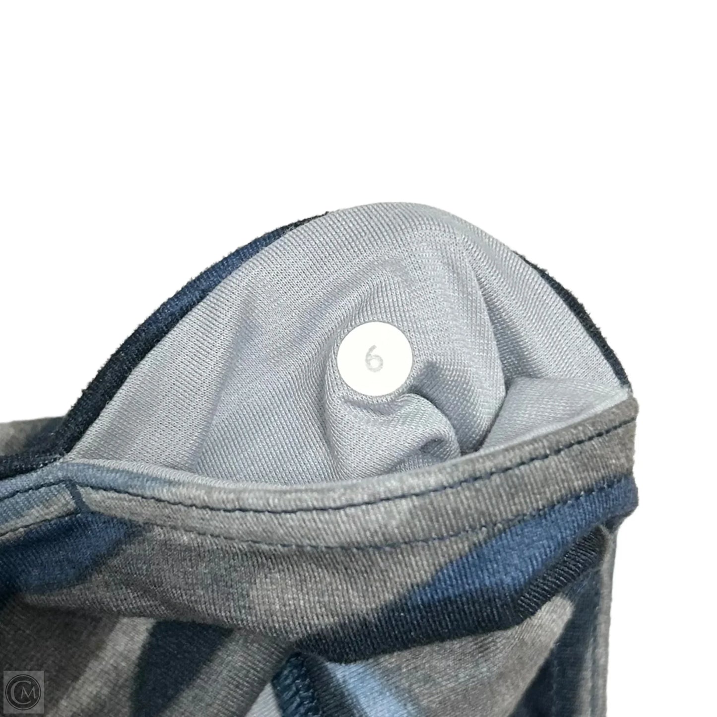 Athletic Leggings By Lululemon In Blue & Grey, Size: S