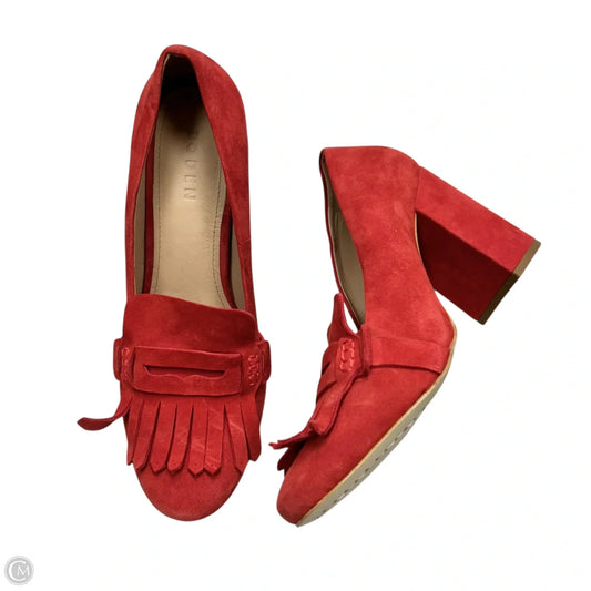 Shoes Heels Block By Boden In Red, Size: 10