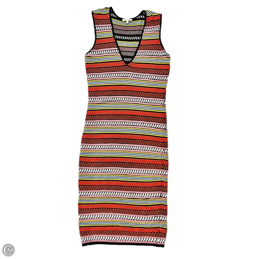Dress Casual Midi By Ronny Kobo In Striped Pattern, Size: L