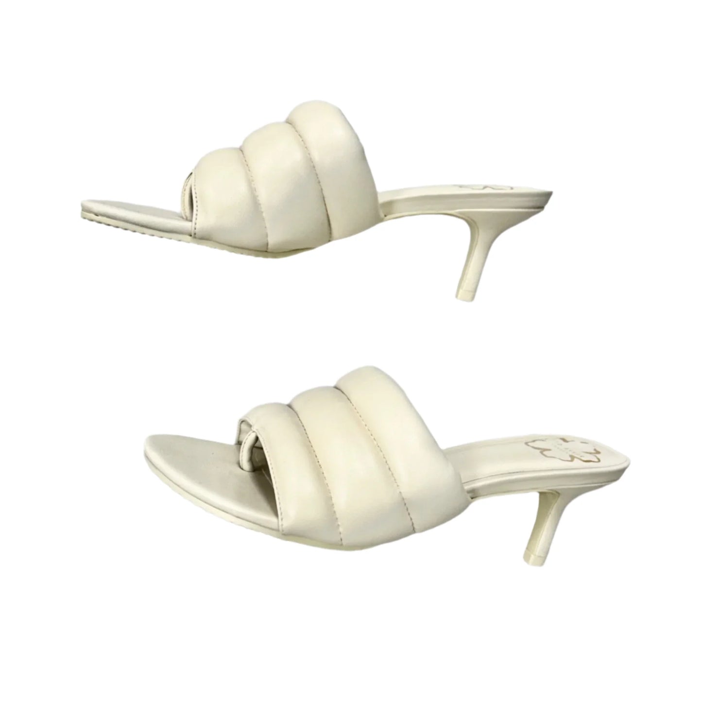 Sandals Heels Kitten By Ted Baker In Off White, Size: 8.5