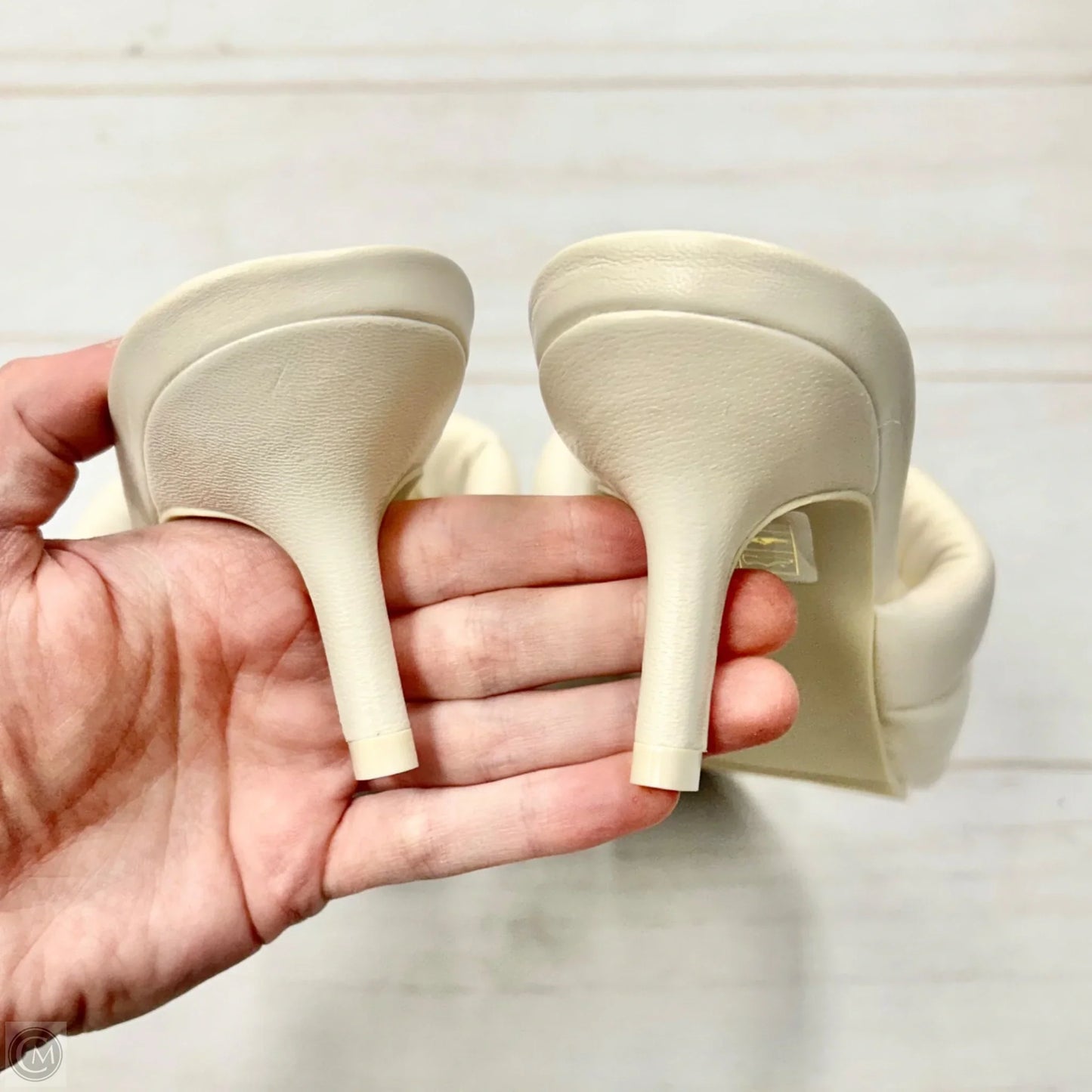 Sandals Heels Kitten By Ted Baker In Off White, Size: 8.5