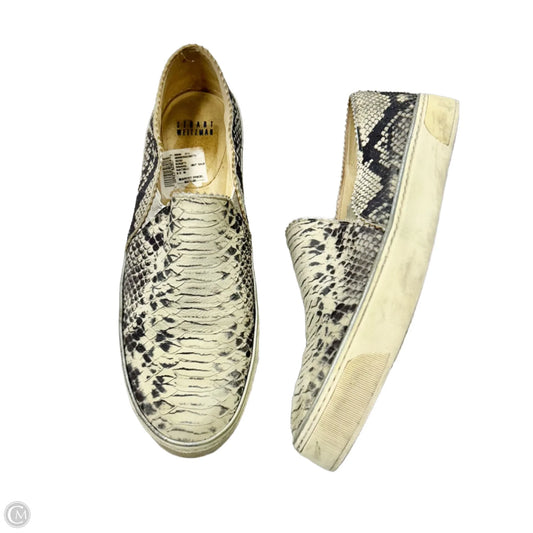 Shoes Designer By Stuart Weitzman In Snakeskin Print, Size: 9.5