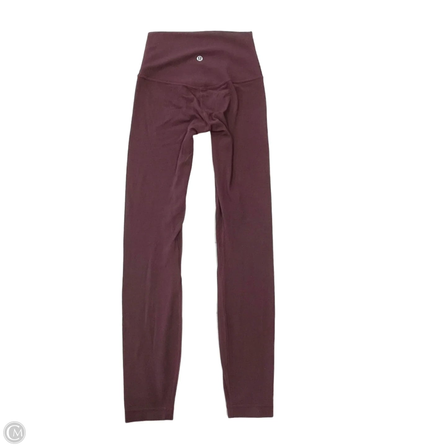 Athletic Leggings By Lululemon In Maroon, Size: Xs