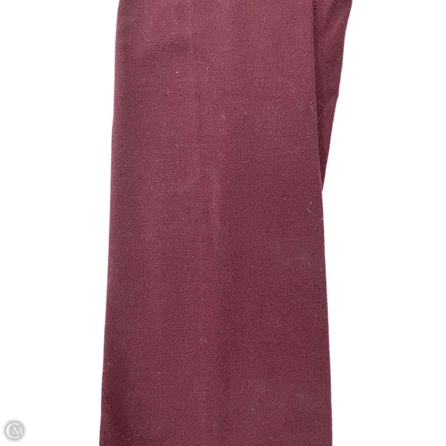 Athletic Leggings By Lululemon In Maroon, Size: Xs