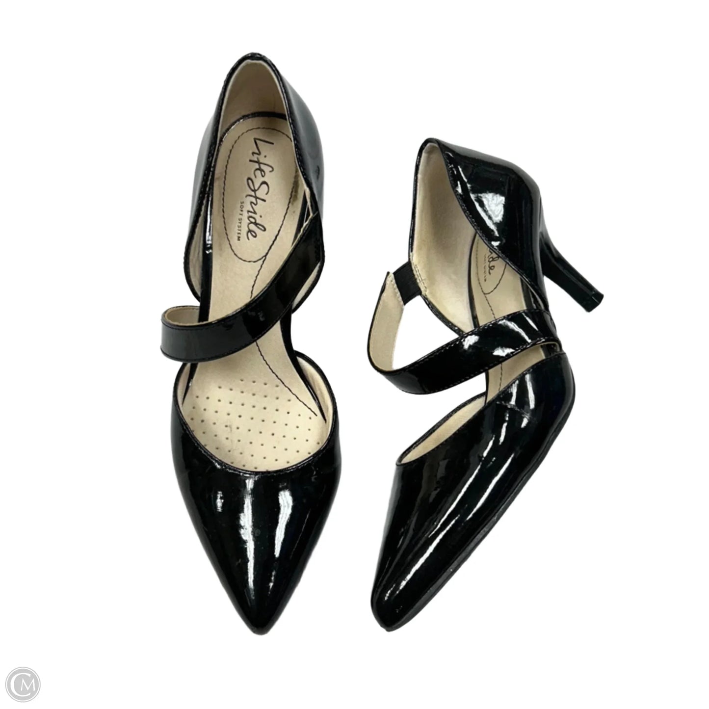 Shoes Heels Kitten By Life Stride In Black, Size: 6