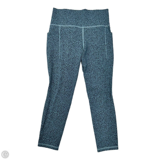 Athletic Leggings By Athleta In Black & Blue, Size: M