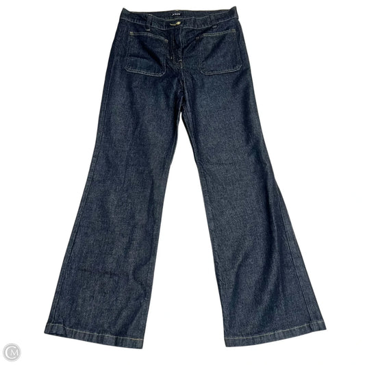 Jeans Wide Leg By J. Crew In Blue Denim, Size: 2
