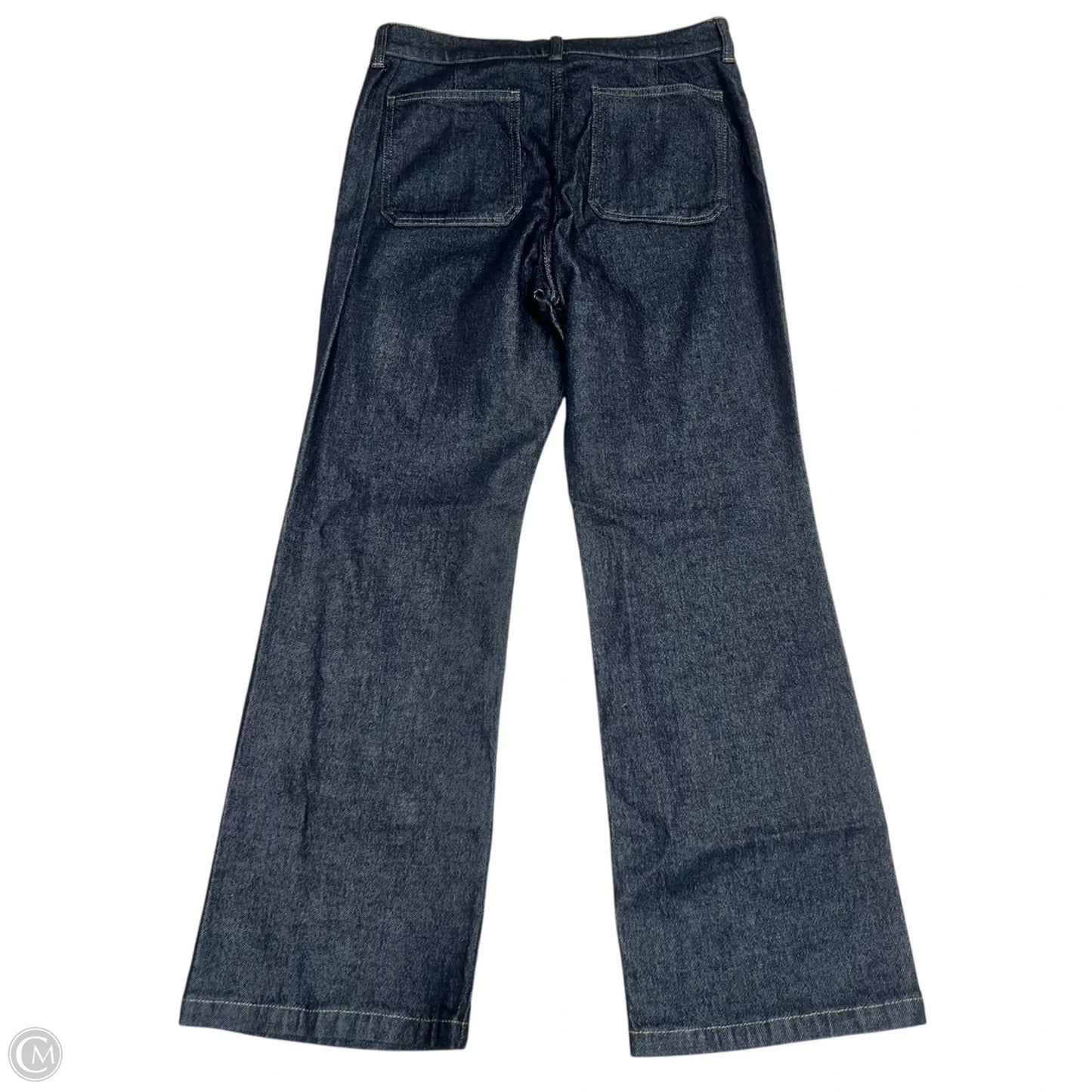 Jeans Wide Leg By J. Crew In Blue Denim, Size: 2