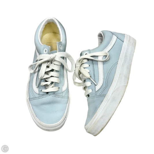 Shoes Sneakers By Vans In Blue & White, Size: 6