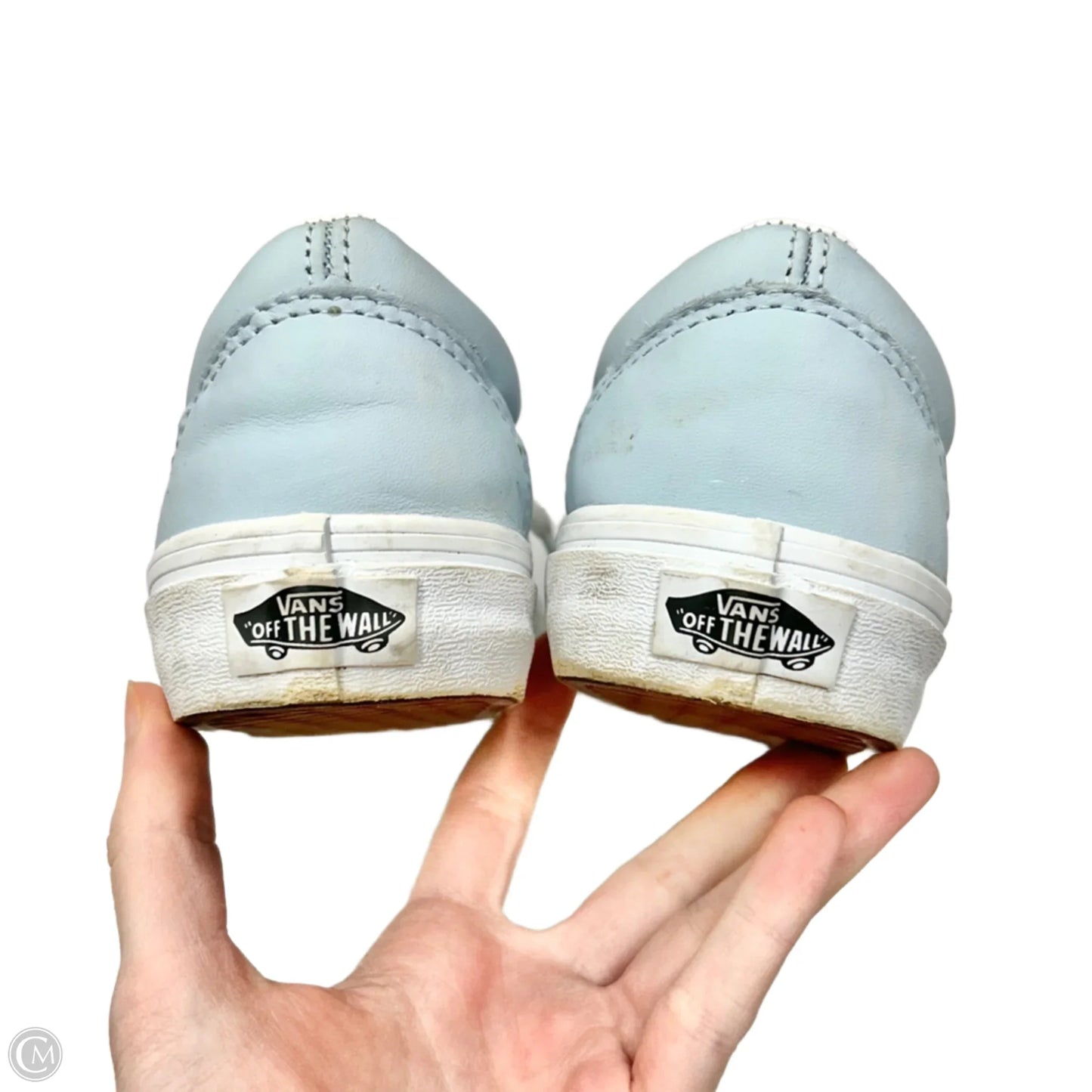 Shoes Sneakers By Vans In Blue & White, Size: 6