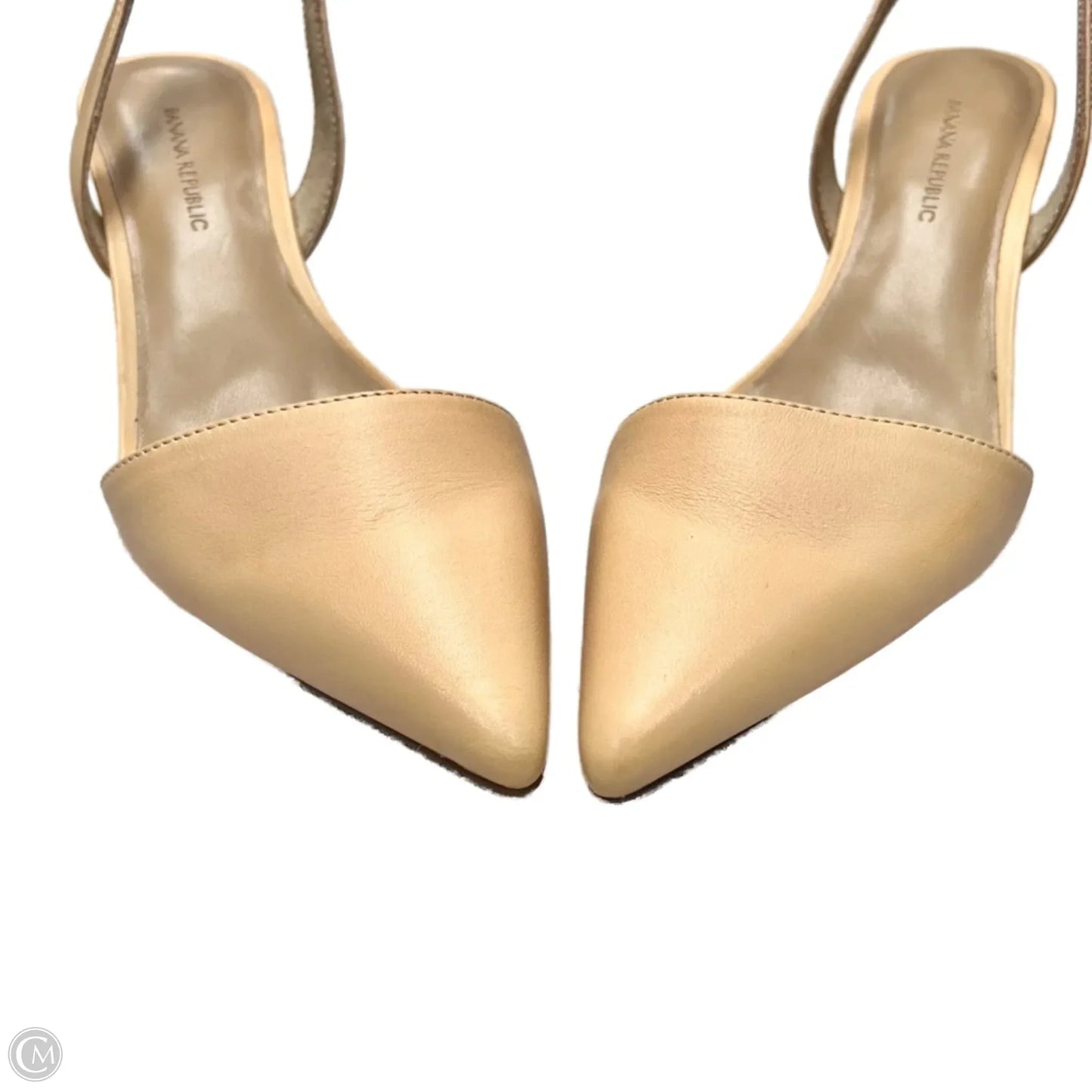 Shoes Heels Kitten By Banana Republic In Peach, Size: 7.5