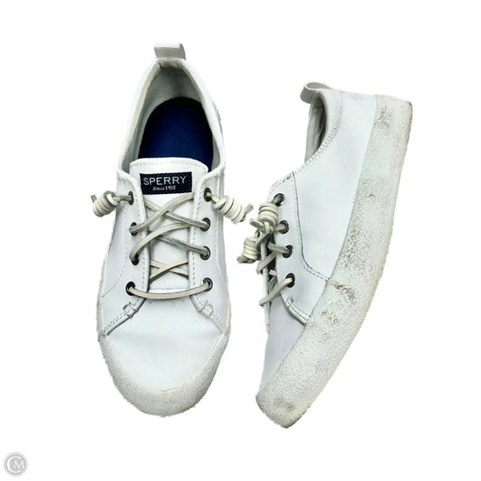 Shoes Sneakers By Sperry In White, Size: 6.5