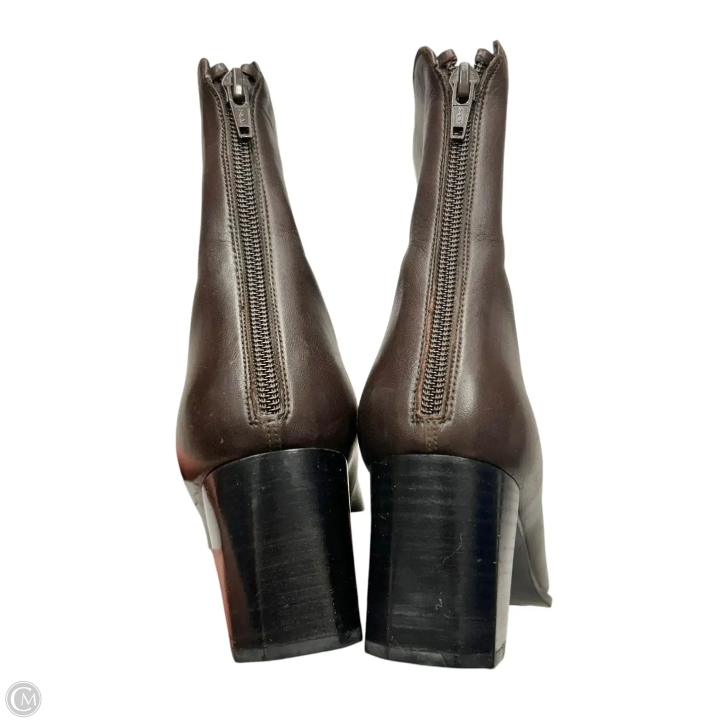 Boots Designer By Stuart Weitzman In Brown, Size: 9.5