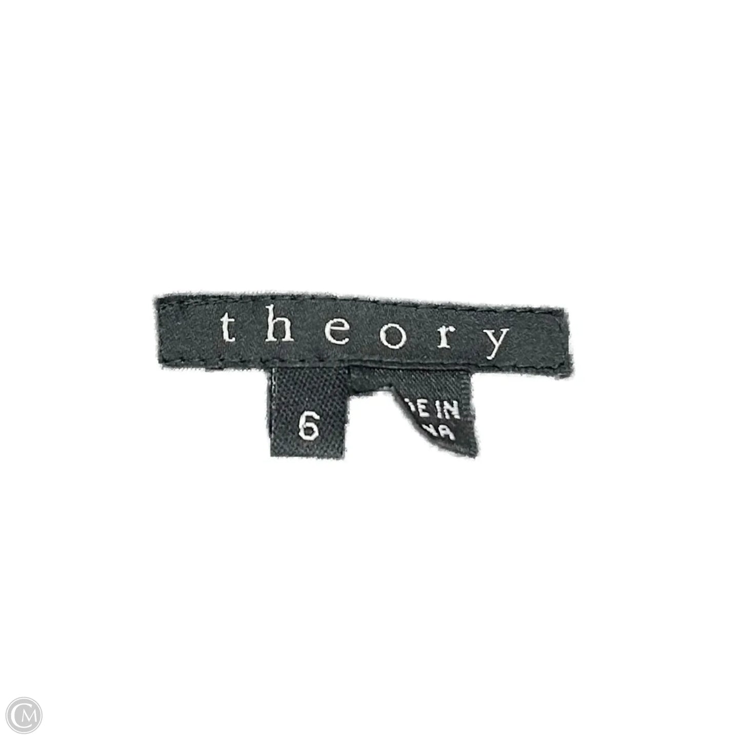 Dress Work By Theory In Black & Grey, Size: S