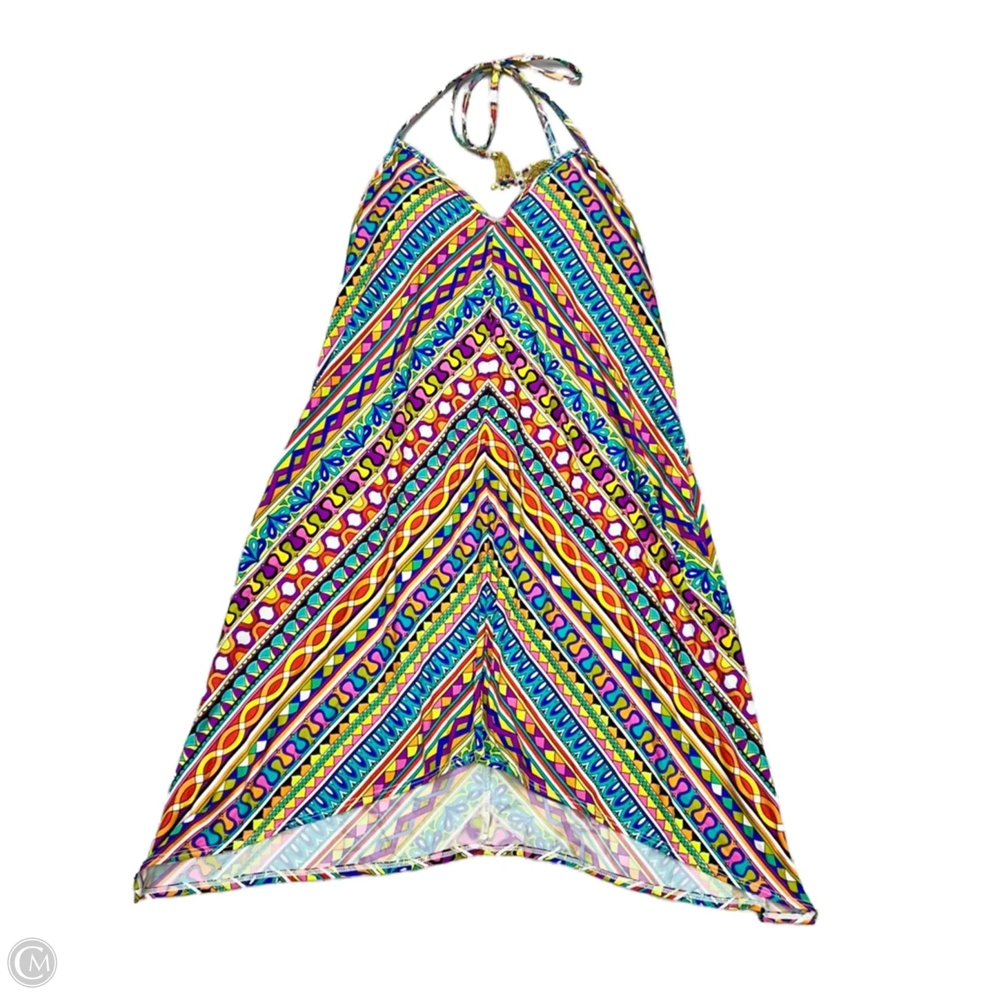 Swimsuit Top By Trina Turk In Rainbow Print, Size: M