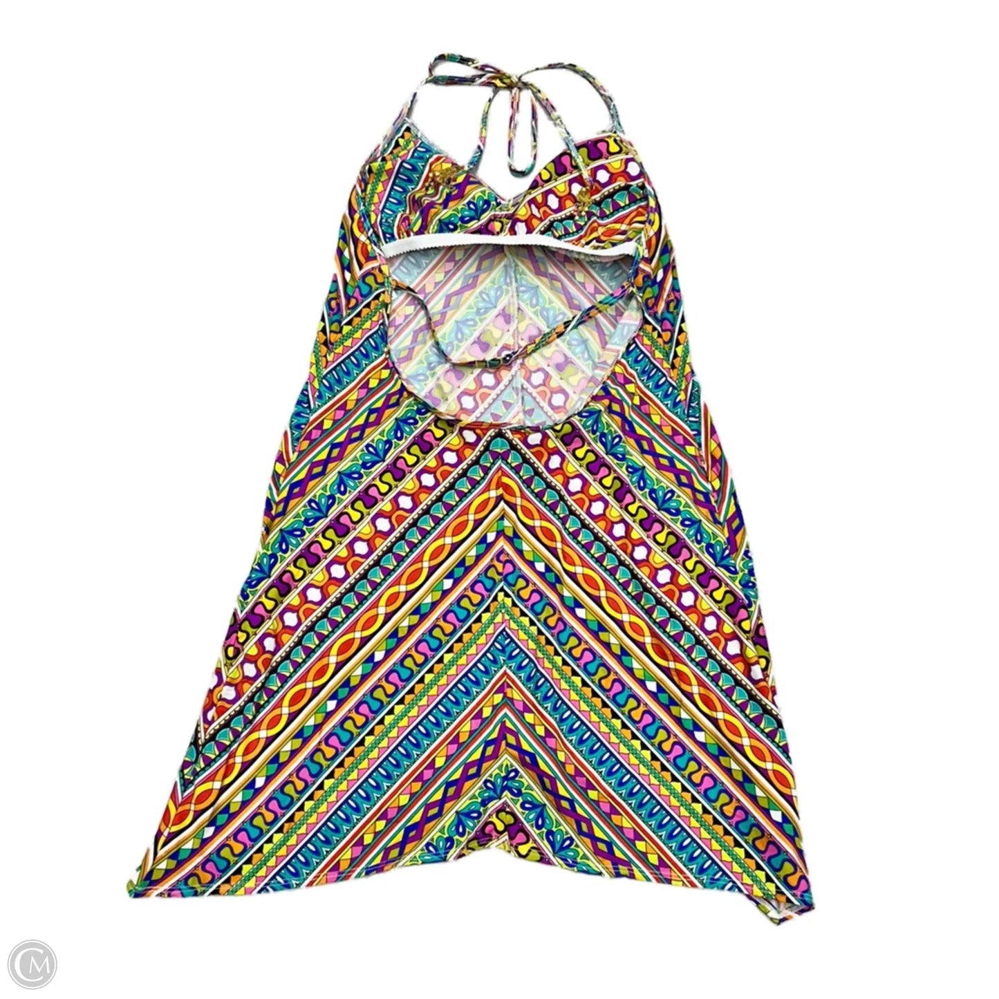 Swimsuit Top By Trina Turk In Rainbow Print, Size: M