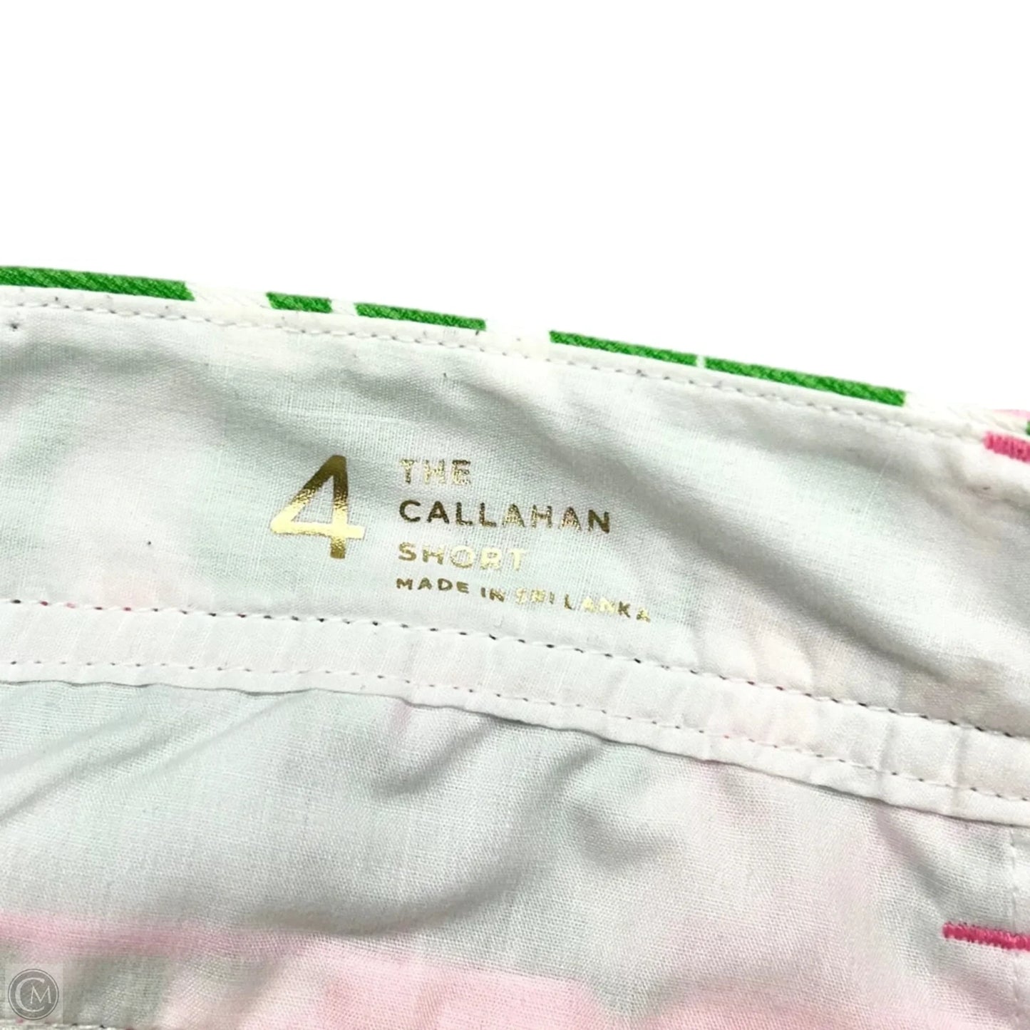 Shorts Designer By Lilly Pulitzer In Green & Pink, Size: 4