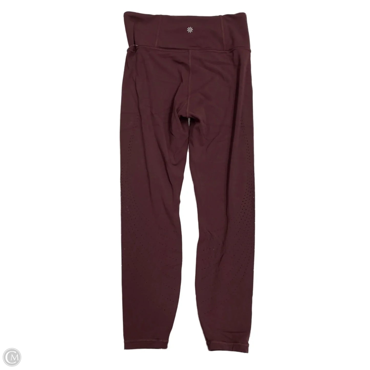 Athletic Leggings By Athleta In Maroon, Size: S