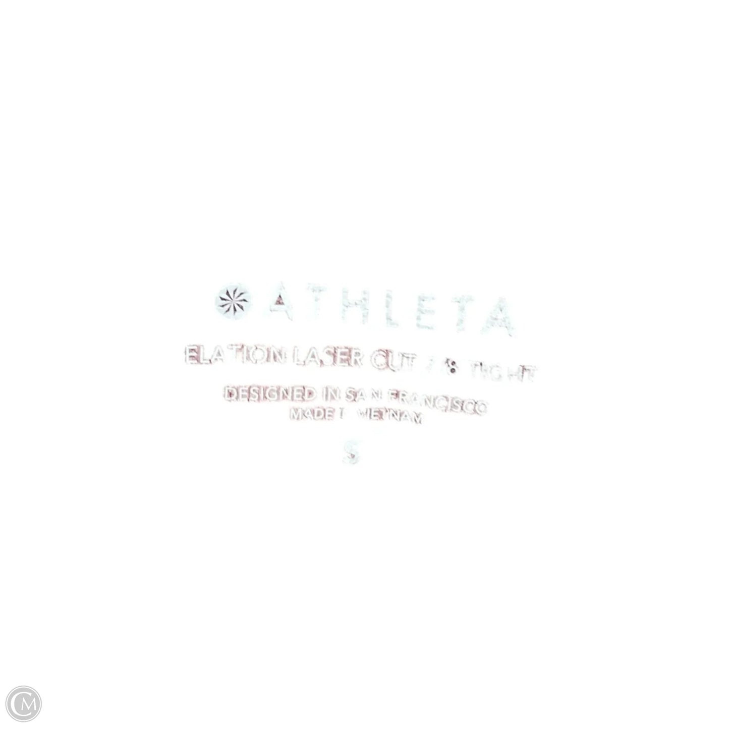 Athletic Leggings By Athleta In Maroon, Size: S