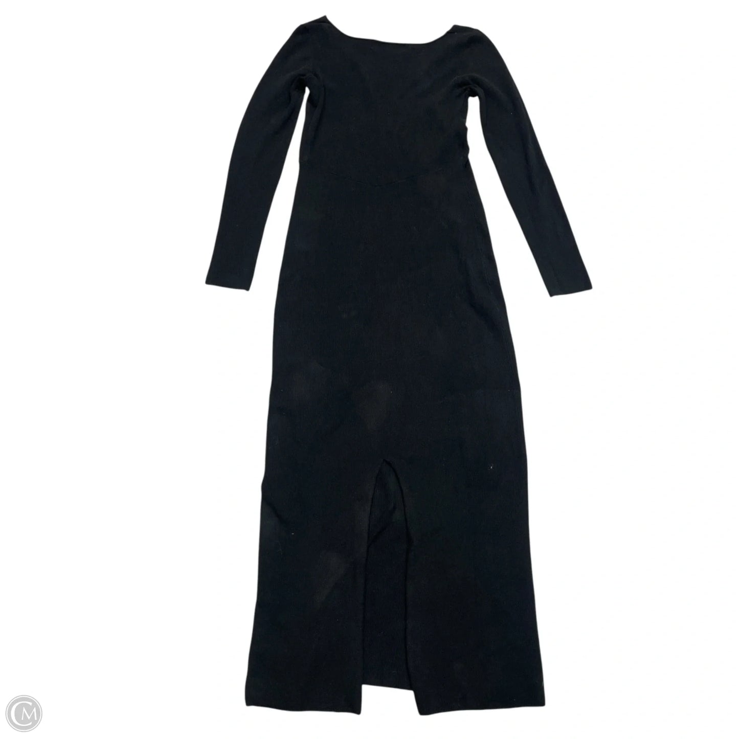 Dress Casual Maxi By Free People In Black, Size: L