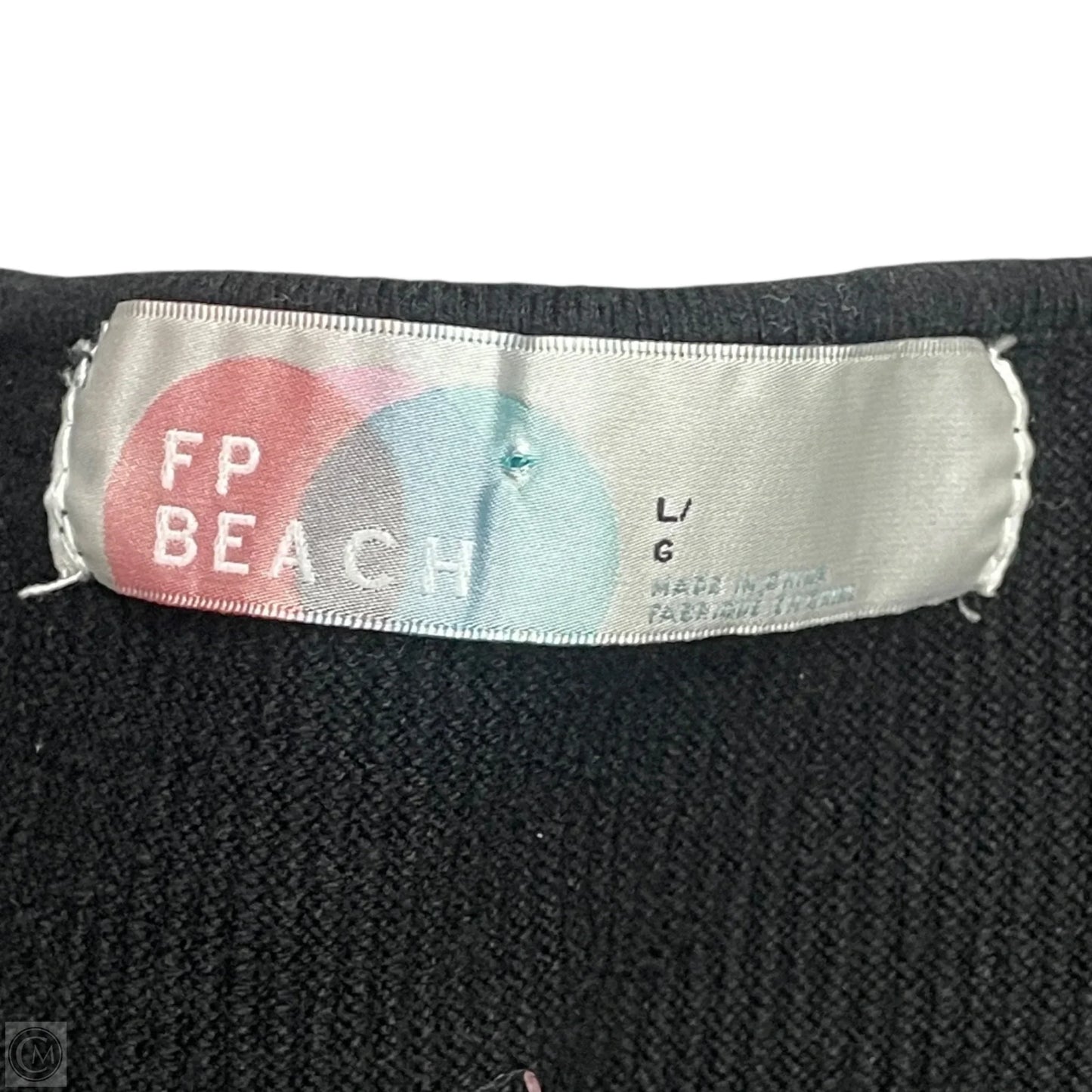 Dress Casual Maxi By Free People In Black, Size: L