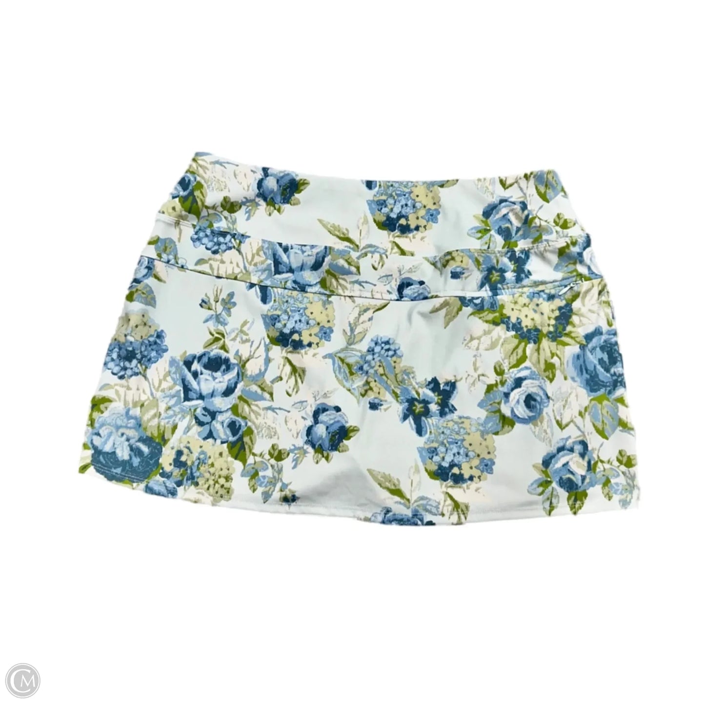 Athletic Skort By Laura Ashley In Floral Print, Size: Xl